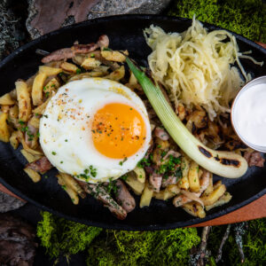 Homemade fried potatoes